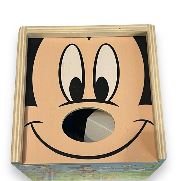 Disney Baby‎ Mickey Mouse Wooden Shape Sorting Cube, Melissa & Doug - Picture 6 of 10